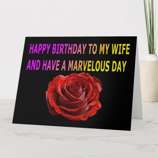 BONJOUR D'ANNIVERSAIRE ROSE ROSE ROSE CARTE FEMME (Devant)