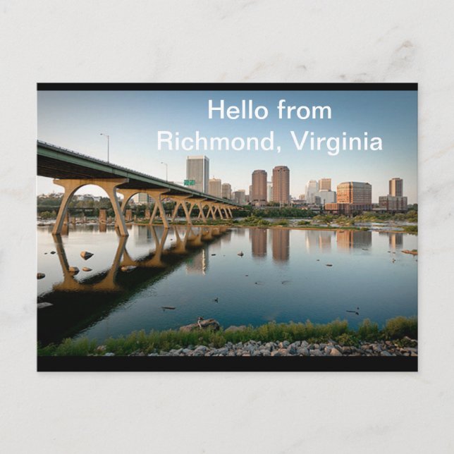 Bonjour De Richmond, Virginia Carte Postale (Devant)