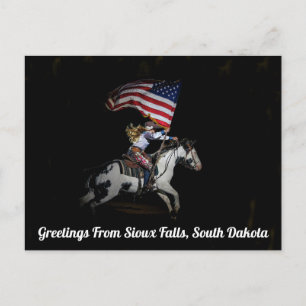 Bonjour De Sioux Falls, South Dakota Carte Postale