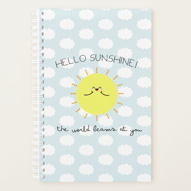 BONJOUR DE SOLEIL - PLANIFICATEUR DE SEMAINE À VUE (Devant)