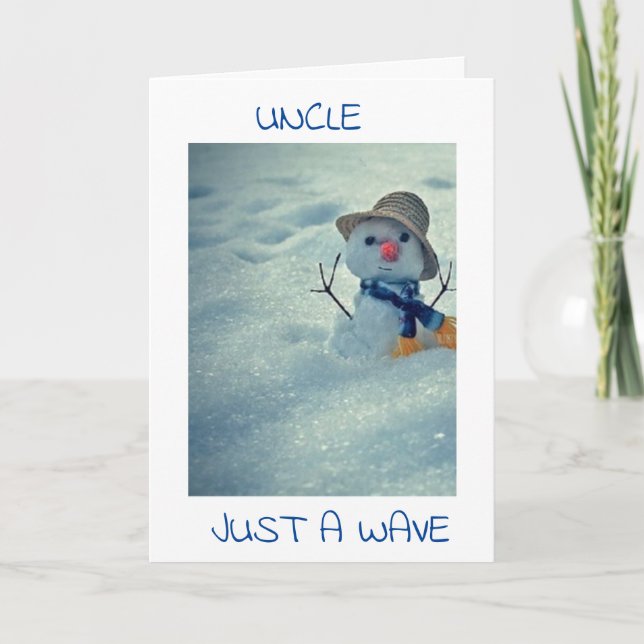 BONJOUR DE VOTRE **ANNIVERSAIRE ONCLE** CARTE (Devant)