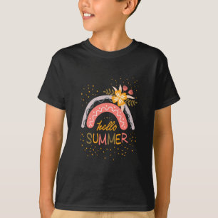 Bonjour école, Bonjour vacances d'été T-shirt