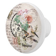 Bonjour elegante französische rustikale Papier Bot