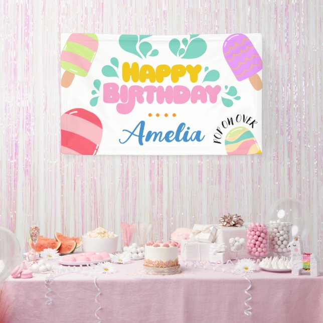 Bonjour été ! Bannière Invitation de la fête du po (Fête)