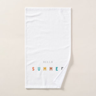 Bonjour été moderne serviette à main