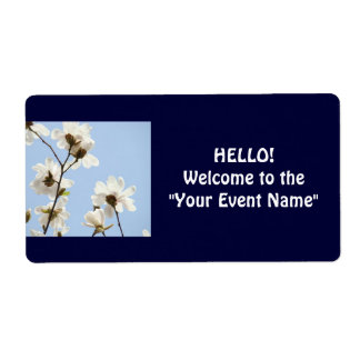 Bonjour ! étiquettes Bienvenue à votre événement B