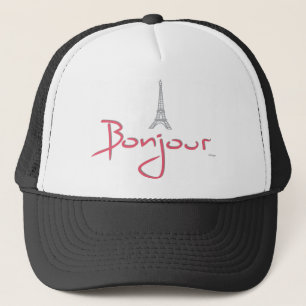 Bonjour (Hallo) Paris Truckerkappe