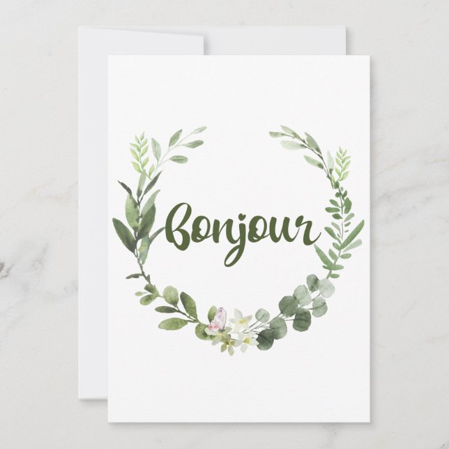 Bonjour Hello French (Vorderseite)