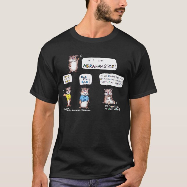 Bonjour, je suis habillement foncé de T-shirt (Devant)