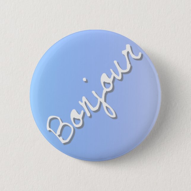 Bonjour Knopf Button (Vorderseite)