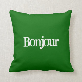 Bonjour - Kopfkissen Kissen