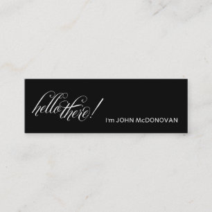 Bonjour là ! Carte de visite de profil