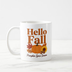 Bonjour l'automne Mug Saveur de citrouille Saison