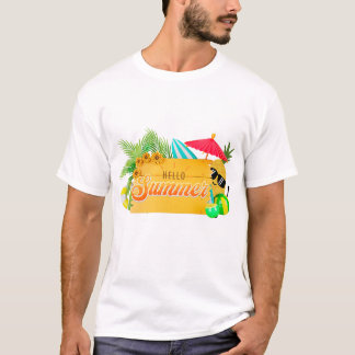 Bonjour l'été – T-shirt Évasion Tropicale