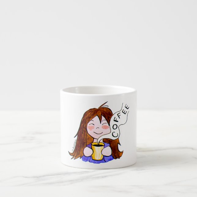 Bonjour lundi tasse de café "! " (Devant)