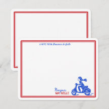 Bonjour Ma Belle Französischer Roller Personalisie