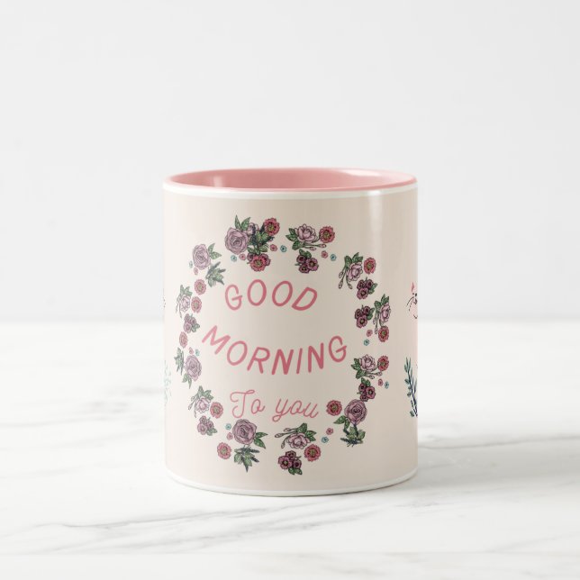 Bonjour Magnifique café Mug (Centre)