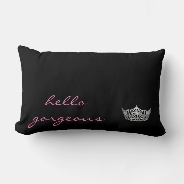 Bonjour magnifique Coussin de la couronne de conco (Recto)