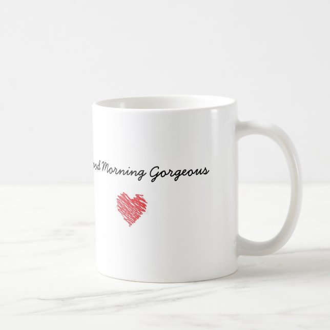 Bonjour magnifique Mug (Droite)