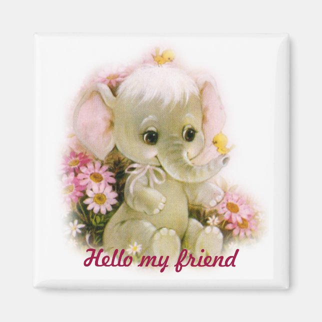Bonjour mon ami aimant (Devant)