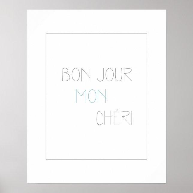 Bonjour Mon Chéri II Poster (Vorne)