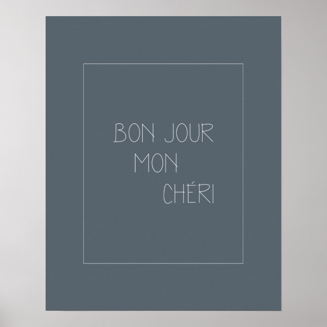 Bonjour Mon Chéri II Poster (Vorne)
