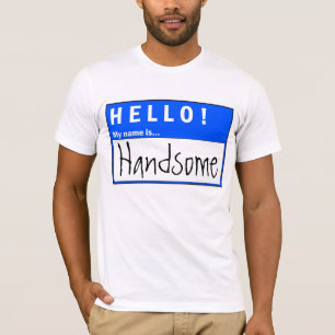 Bonjour mon nom est T-shirt beau d'amusement
