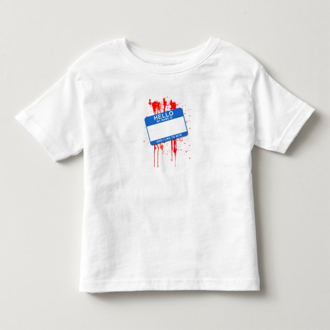 Bonjour, Mon Nom Est... T-Shirt Garçons Toddler (Devant)