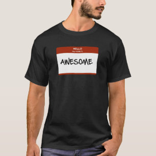Bonjour mon nom est T-shirt impressionnant