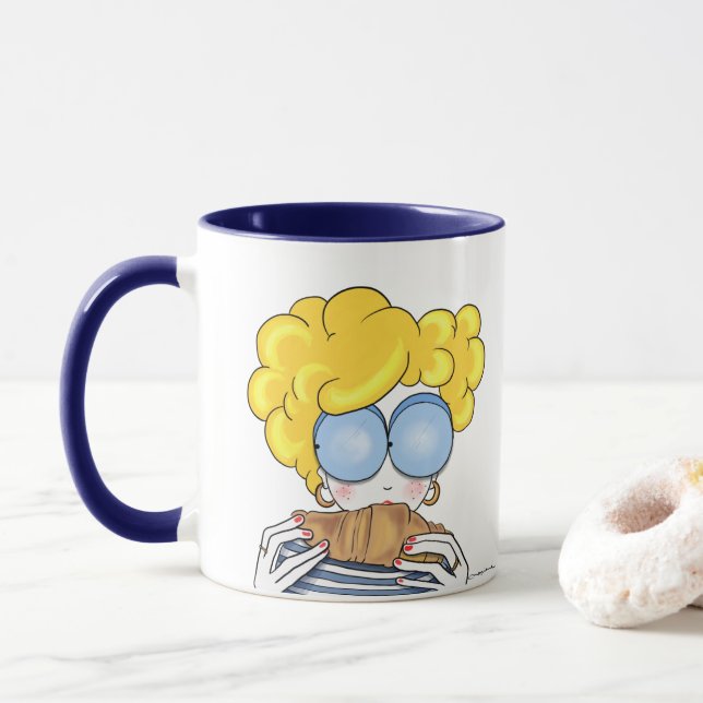 Bonjour mug (Avec donut)