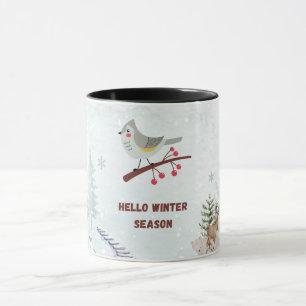 Bonjour Mug de la saison d'hiver – Cozy Hot Cocoa