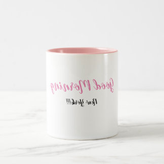 Bonjour New York ! ! ! - Selfie Reverse Text Mug