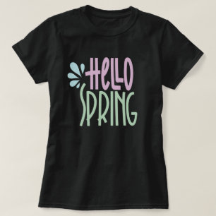 Bonjour Printemps mignon T-shirt