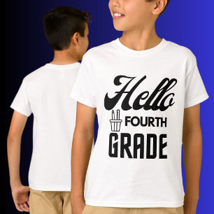Bonjour Quatrième Année, Retour À L'École T-shirt