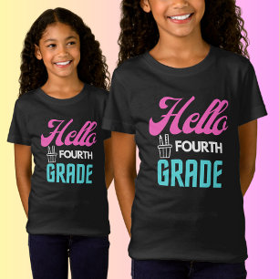 Bonjour Quatrième Année, Retour À L'École T-shirt