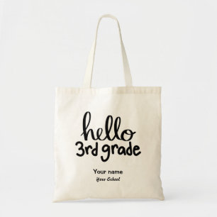 Bonjour Sac fourre-tout de troisième année