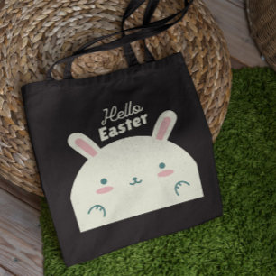 Bonjour Sac fourre-tout lapin de Pâques