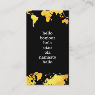 Bonjour salutations   Carte du monde   Linguistiqu
