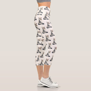 Bonjour Skyline Marathon Paris Capri Leggings