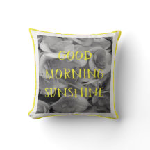 Bonjour, soleil Coussin de 16 po X16 po