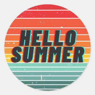 Bonjour Sticker été