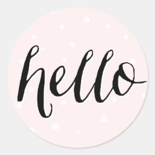 Bonjour ! Sticker Pois