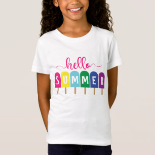 Bonjour Summer glace pop T-shirt