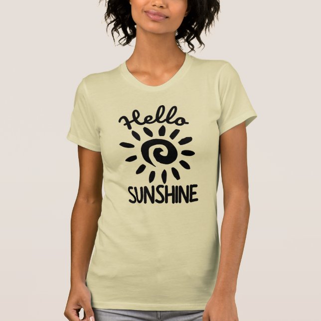 Bonjour Sunshine T-Shirt (Devant)
