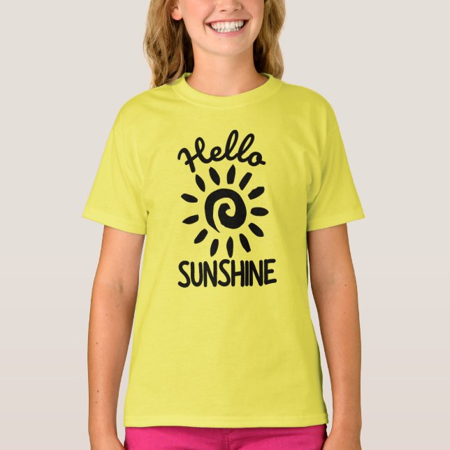 Bonjour Sunshine T-Shirt (Devant)