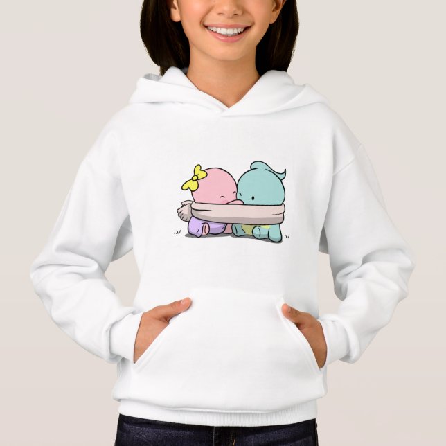 Bonjour Sweat - shirt à capuche Pou (Devant)