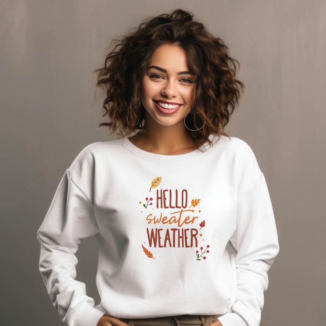 Bonjour Sweat Sweatshirt météo (Créateur téléchargé)
