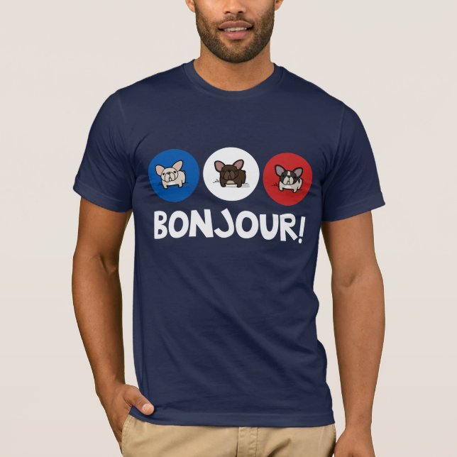Bonjour! T-Shirt (Vorderseite)
