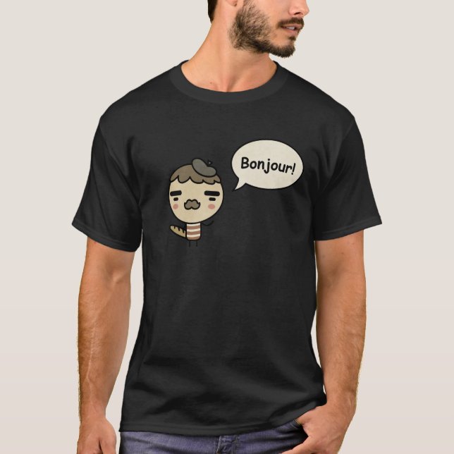 Bonjour! T-Shirt (Vorderseite)