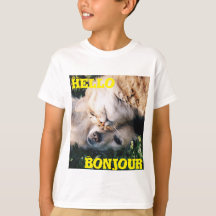 Bonjour, T-shirt de T-Contes de Bonjour